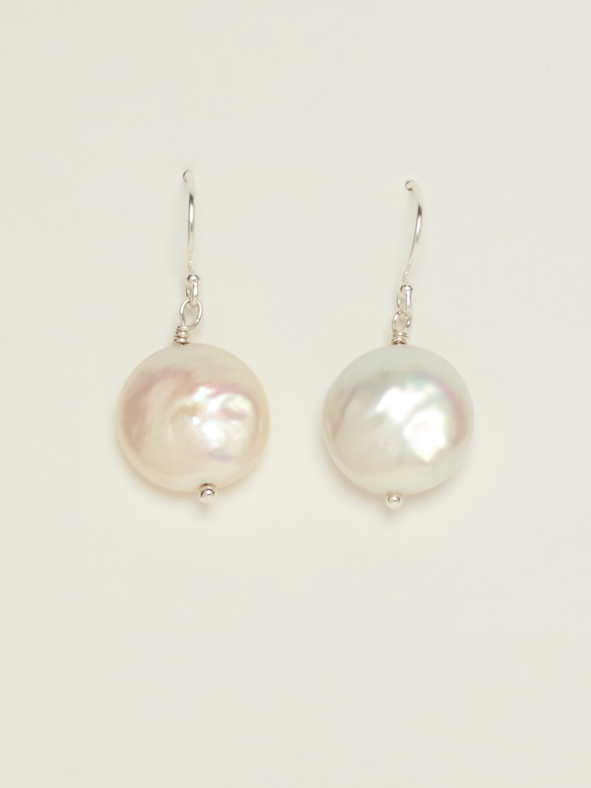 Silver Drop Pearls