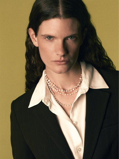 Rice Pearl Necklaces