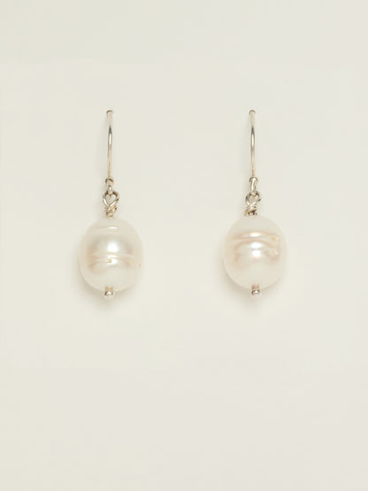 Silver Drop Pearls