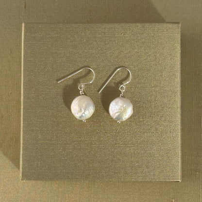 Sterling Silver Drop Pearls